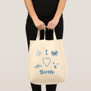 Ich liebe Sushi Tragetasche