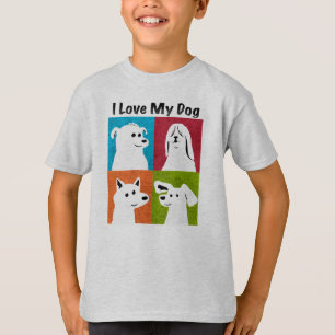 Ich liebe süße Hunde T-Shirt