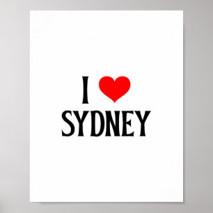 Ich liebe Sydney Ich Herz Sydney Australien Oz Rei Poster