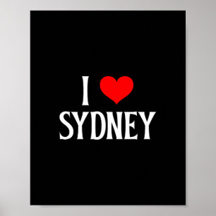 Ich liebe Sydney Ich liebe Sydney Australien Oz Re Poster