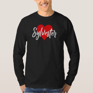 Ich Liebe Sylvester Vorname Liebe Herz T-Shirt