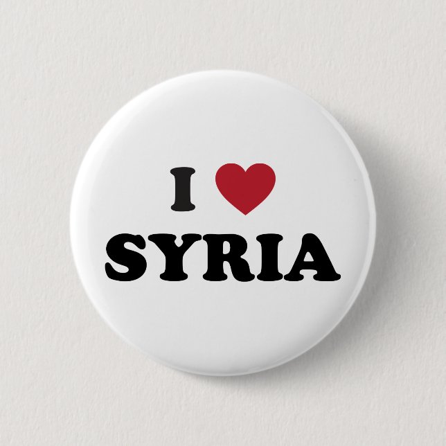 Ich liebe Syrien Button (Vorderseite)
