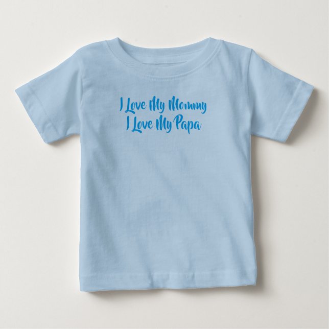 Ich Liebe T - Shirt meiner Familie Kleinkind (Vorderseite)