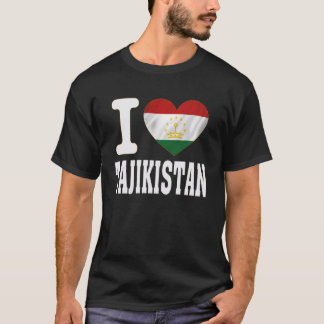 Ich liebe Tadschikistan Herz Souvenir Liebhaber St T-Shirt