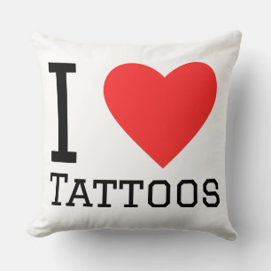 Ich liebe Tattoos  Kissen