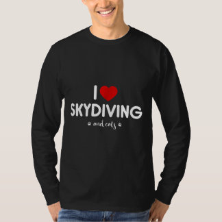 Ich Liebe Tauchen und Katzen T-Shirt