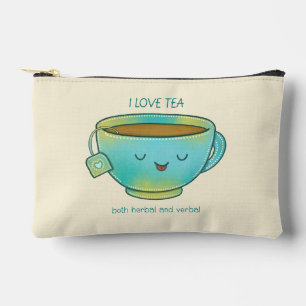 Ich liebe Tee, sowohl Kräutertee als auch verbaler Zubehörtasche