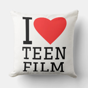 Ich liebe Teenager-Filme Kissen