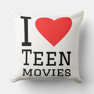 Ich liebe Teenie-Filme Kissen