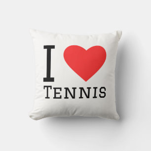 Ich liebe Tennis Kissen