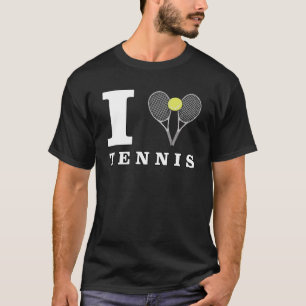 Ich liebe Tennis T-Shirt