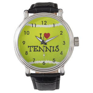 Ich liebe Tennis - Tennisball Armbanduhr