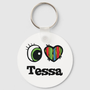 Ich liebe Tessa Schlüsselanhänger