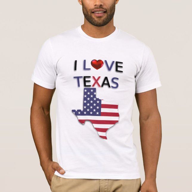 Ich Liebe Texas Shirt (Vorderseite)