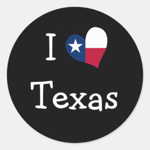 Ich Liebe Texas Stickers