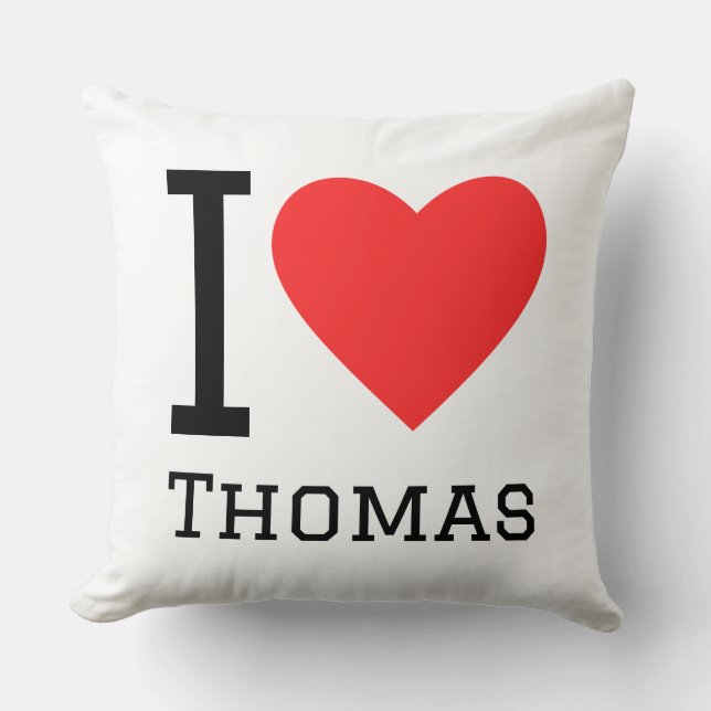 Ich liebe Thomas Kissen (Vorderseite)
