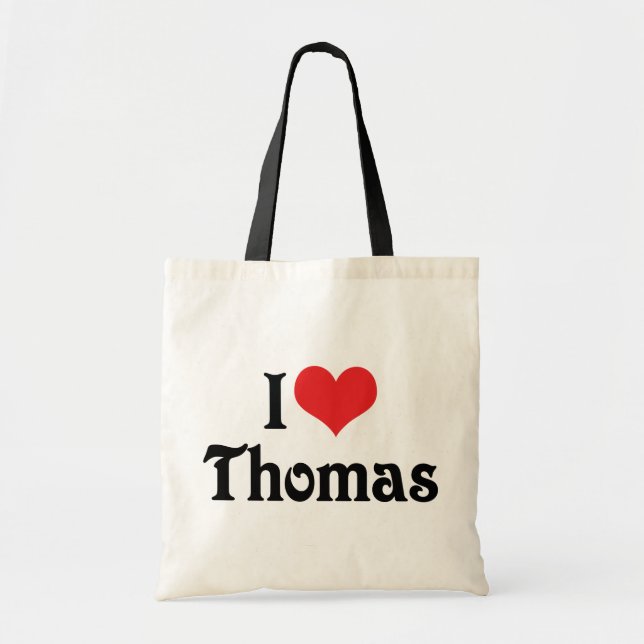 Ich liebe Thomas Tragetasche (Vorne)