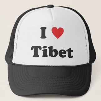 "Ich Liebe Tibet" Hut Truckerkappe
