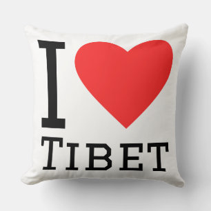 Ich liebe Tibet Kissen