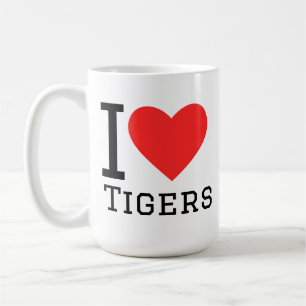 Ich liebe Tiger Kaffeetasse