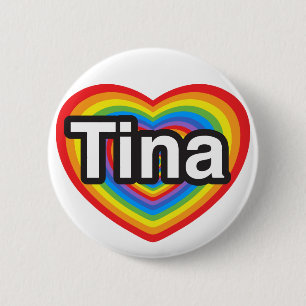 Ich Liebe Tina. Ich Liebe dir Tina. Herz Button