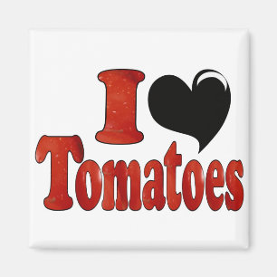 Ich liebe Tomaten Magnet