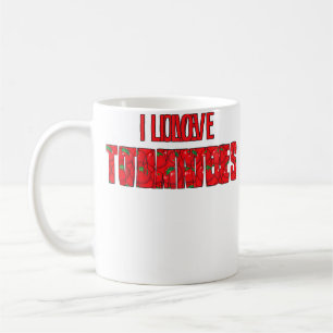 Ich liebe Tomaten-Shirt - Gartenshirt Kaffeetasse