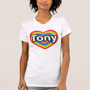 Ich Liebe Tony. Ich Liebe dir Tony. Herz T-Shirt