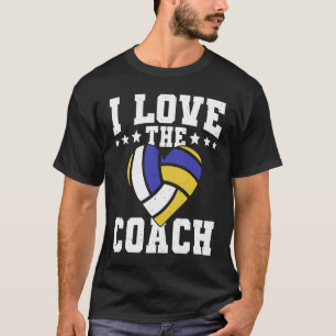 Ich Liebe Trainer Volleyball Trainer T-Shirt