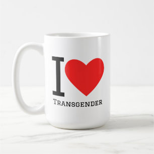 Ich liebe transgender kaffeetasse