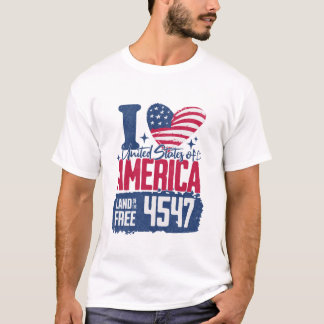 Ich liebe Trump 4547 T-Shirt