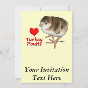 Ich Liebe Türkei Poults! Einladung