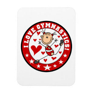 Ich liebe Turnen Magnet