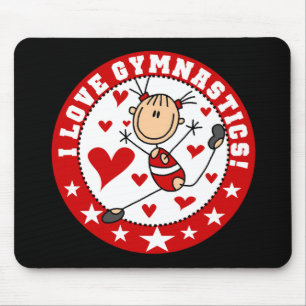 Ich liebe Turnen Mauspad