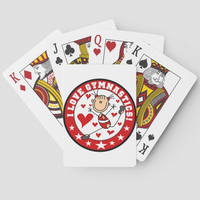 Ich liebe Turnen Spielkarten (Rückseite)