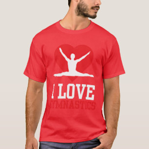 Ich liebe Turnen Turner Turnsport Liebhaber vi T-Shirt