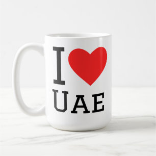 Ich liebe UAE Kaffeetasse