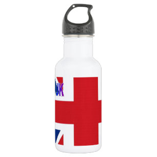 Ich liebe UK Kunst Druck Trinkflasche