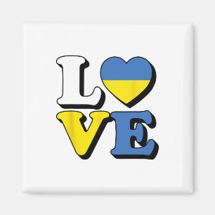 Ich liebe Ukraine Reise Souvenir Urlaub Ukrainisch Magnet