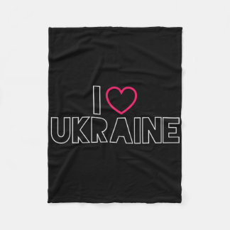 Ich liebe Ukraine Ukrainischer Stolz Byltic Liebe Fleecedecke