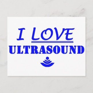 Ich Liebe Ultrasound! Postkarte