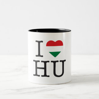 Ich liebe Ungarn Zweifarbige Tasse
