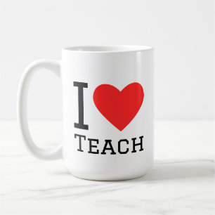 Ich liebe unterrichten kaffeetasse