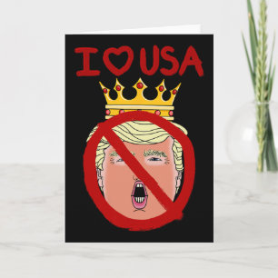 Ich liebe USA Anti Trump 2024 Karte