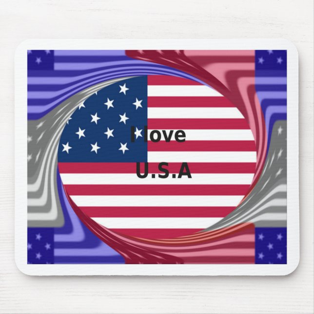 ICH LIEBE USA MOUSEPAD (Vorne)