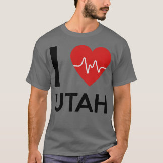 Ich liebe Utah Familie T-Shirt