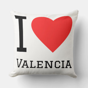 Ich liebe Valencia Kissen
