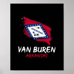 Ich liebe Van Buren Arkansas Splatter Trip Urlaub Poster