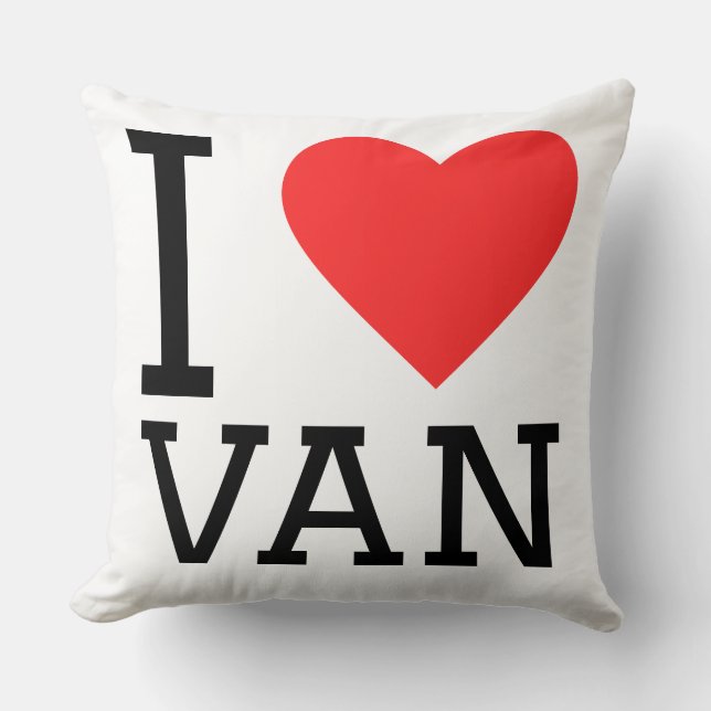 Ich liebe Van Kissen (Vorderseite)