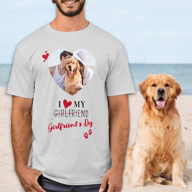 Ich Liebe Vater meiner Freundin Personalisiertes F T-Shirt (Von Creator hochgeladen)